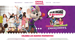 Desktop Screenshot of chuckecheese.cl